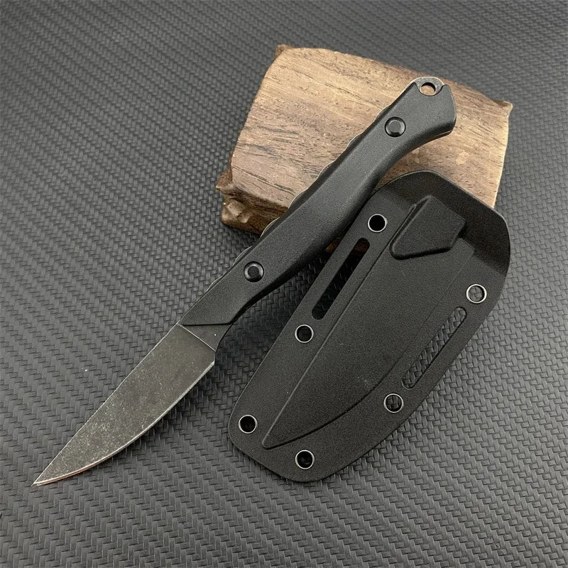 BM 15700 Fixed Blade Knife with Nylon Boltaron Outdoor EDC Multitool Portable Survival Camping and Fishing Straight Knives