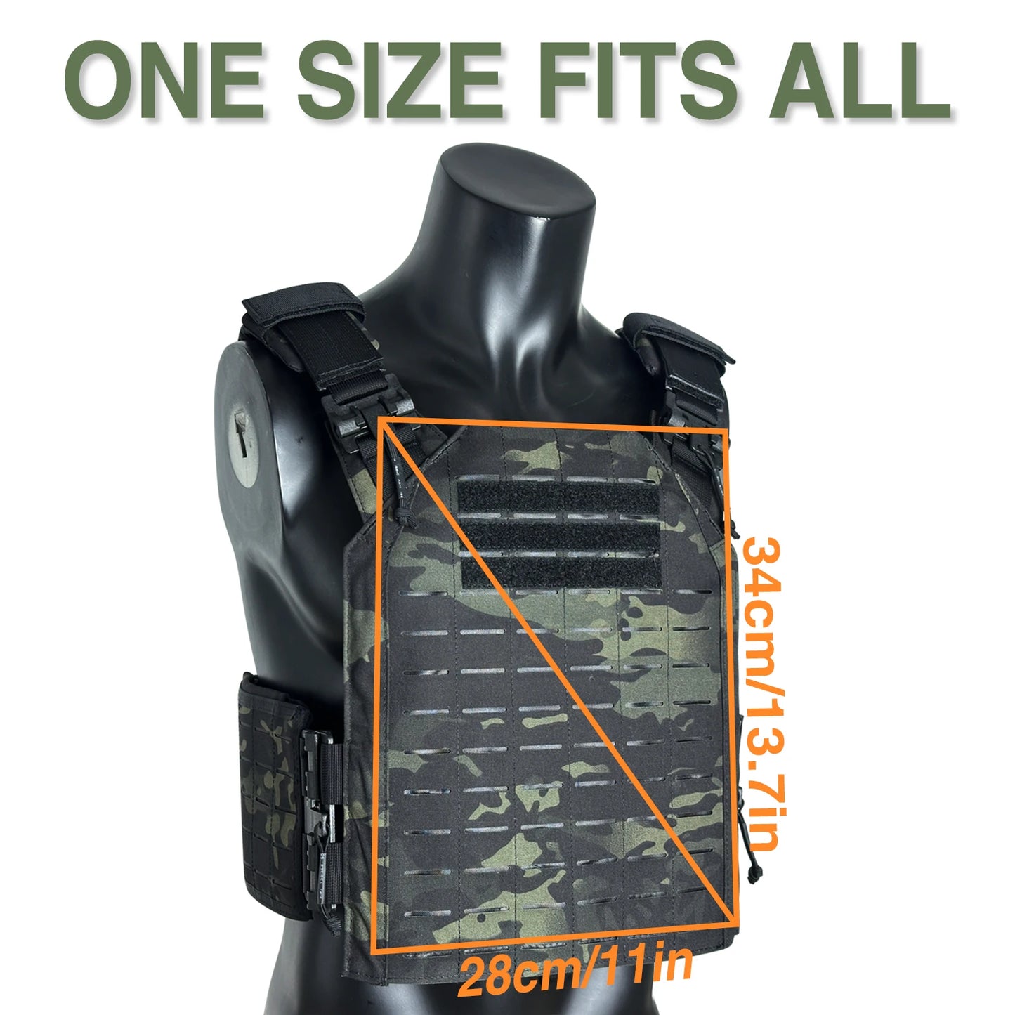 Speical offer Clearance 1000D Nylon Laser Cutting Modular Quick Release Adjusted Tactical Vest