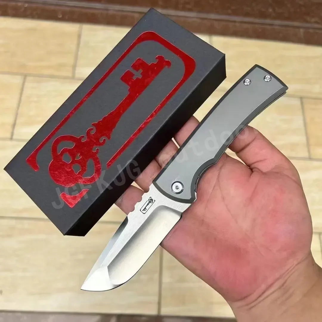 Compact Folding Knife 229 Ceramic Bearing Titanium M390 Survival Camp Hunt Outdoor Camping Hiking Pocket Knives EDC Tools